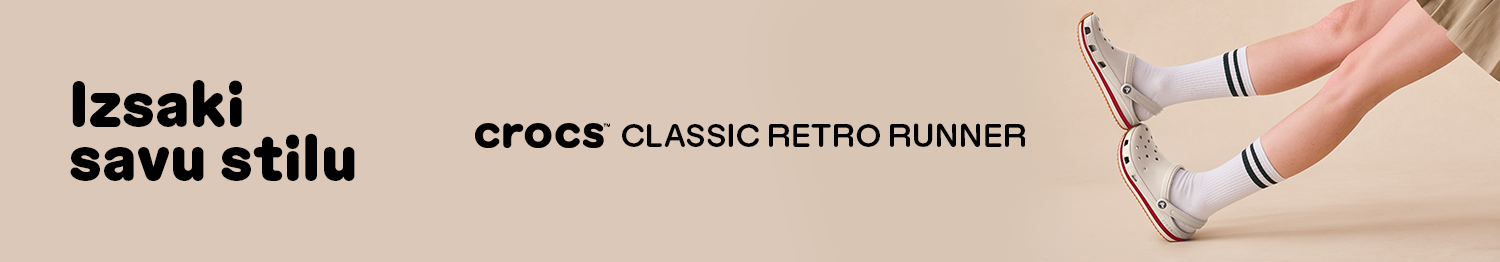 Atklāj Crocs Classic, Crocband un Crafted kolekciju vīrie&scaron;iem, sievietēm un bērniem. Izvēlies savu pāri un izsaki savu stilu. Pasūti tagad &ndash; bezmaksas atgrie&scaron;ana 365 dienu laikā.